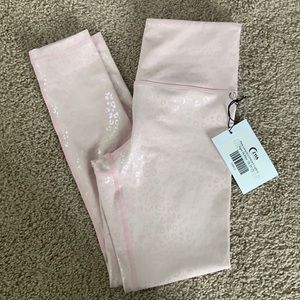 Zyia Pink Leopard Unicorn Light n Tight Leggings